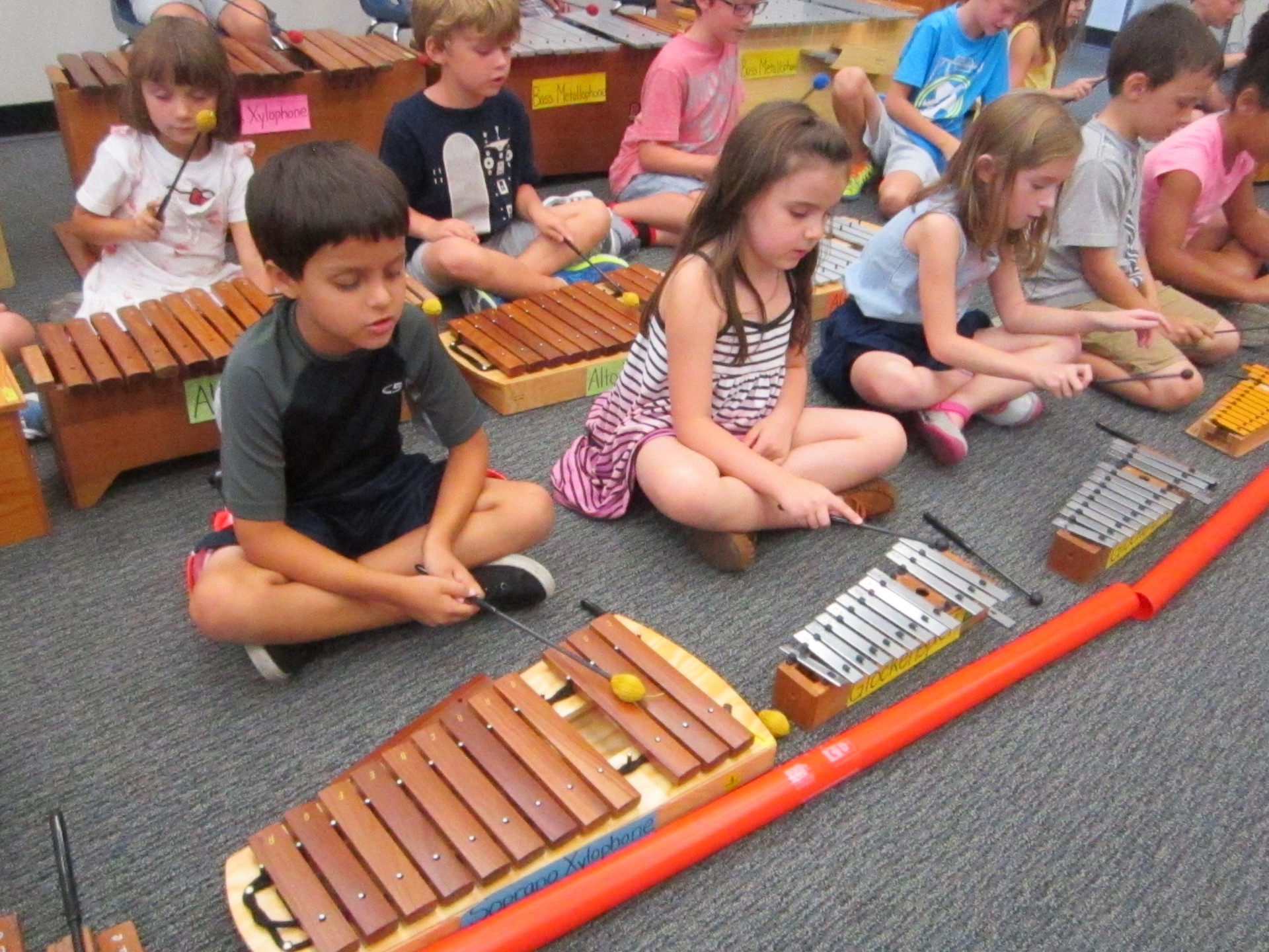 Orff Instruments at GES