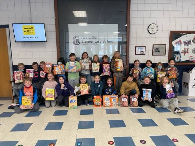 Cereal Box Challenge - Granville Elementary 2022