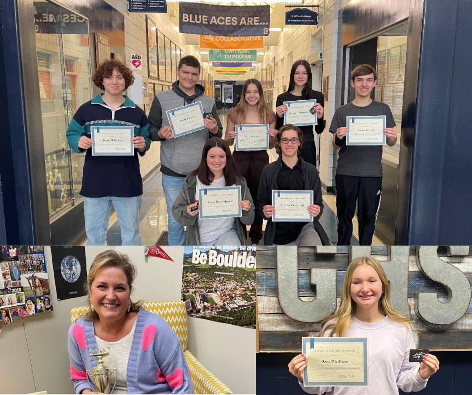 January Students/Staff of the Month