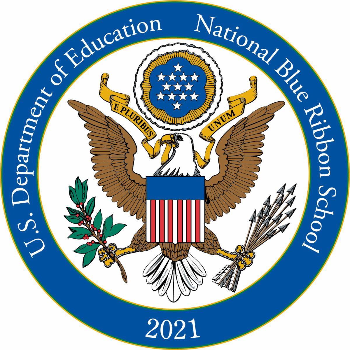 ODE National Blue Ribbon School Seal - 2021